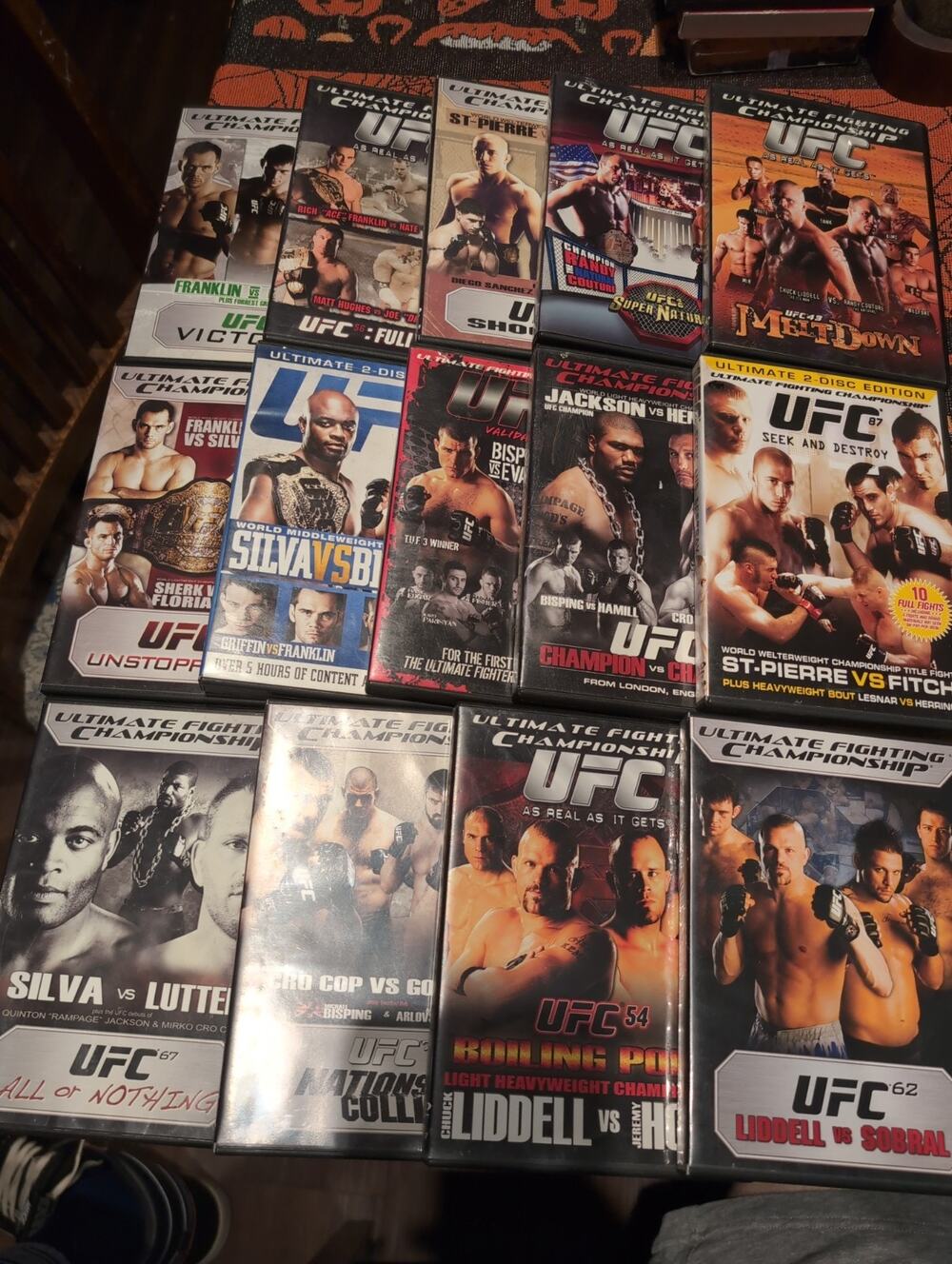Vintage UFC DVD Lot Ultimate Fighting Championship MMA Retro Pay-Per-View Lot 14